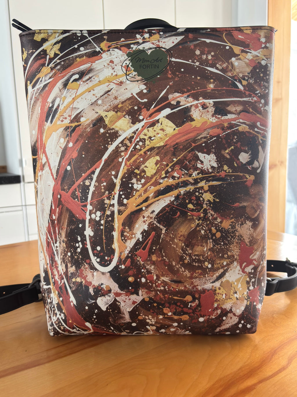 Sac à dos en cuir végane - Desert