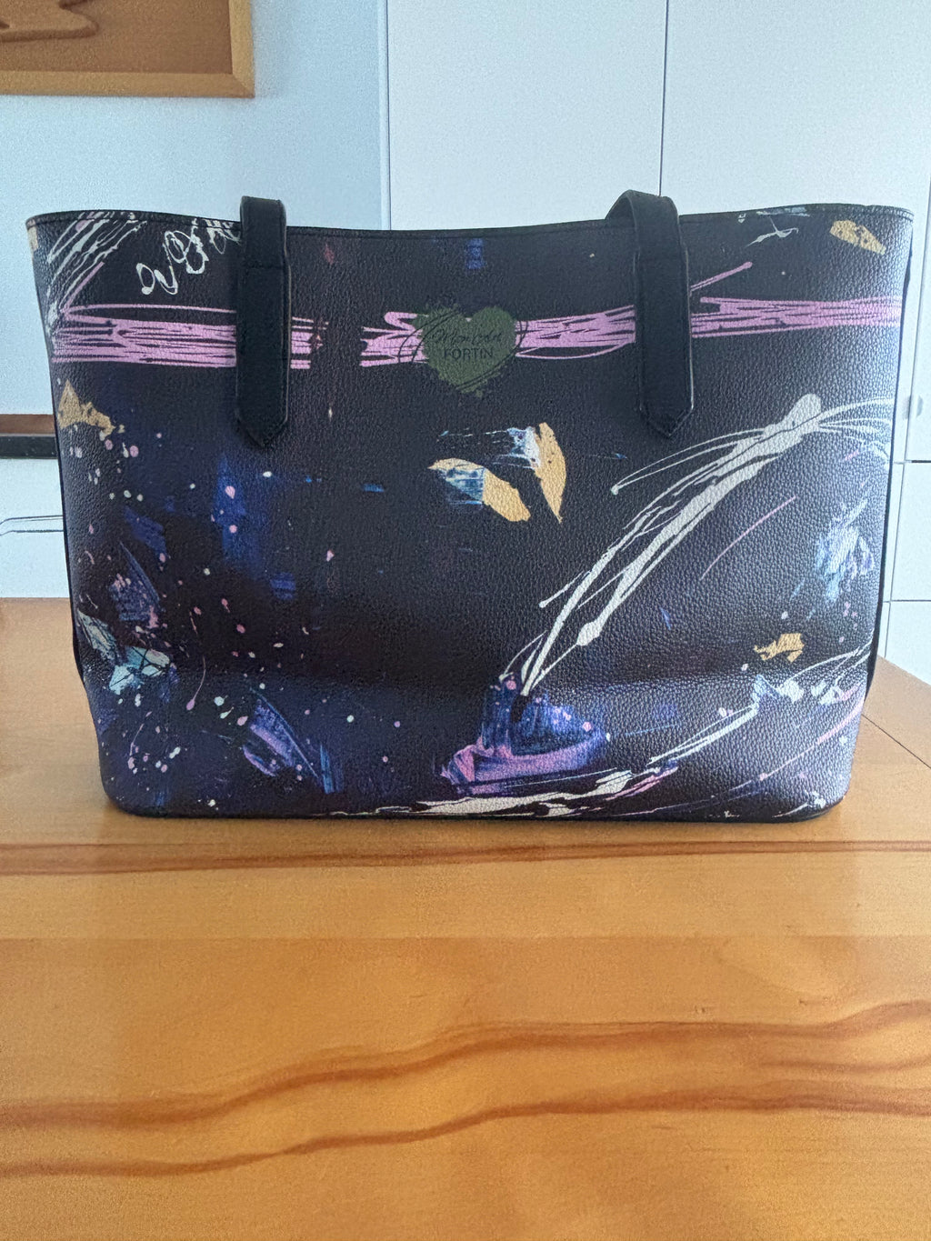 Sac en cuir végane – Tempête cosmique