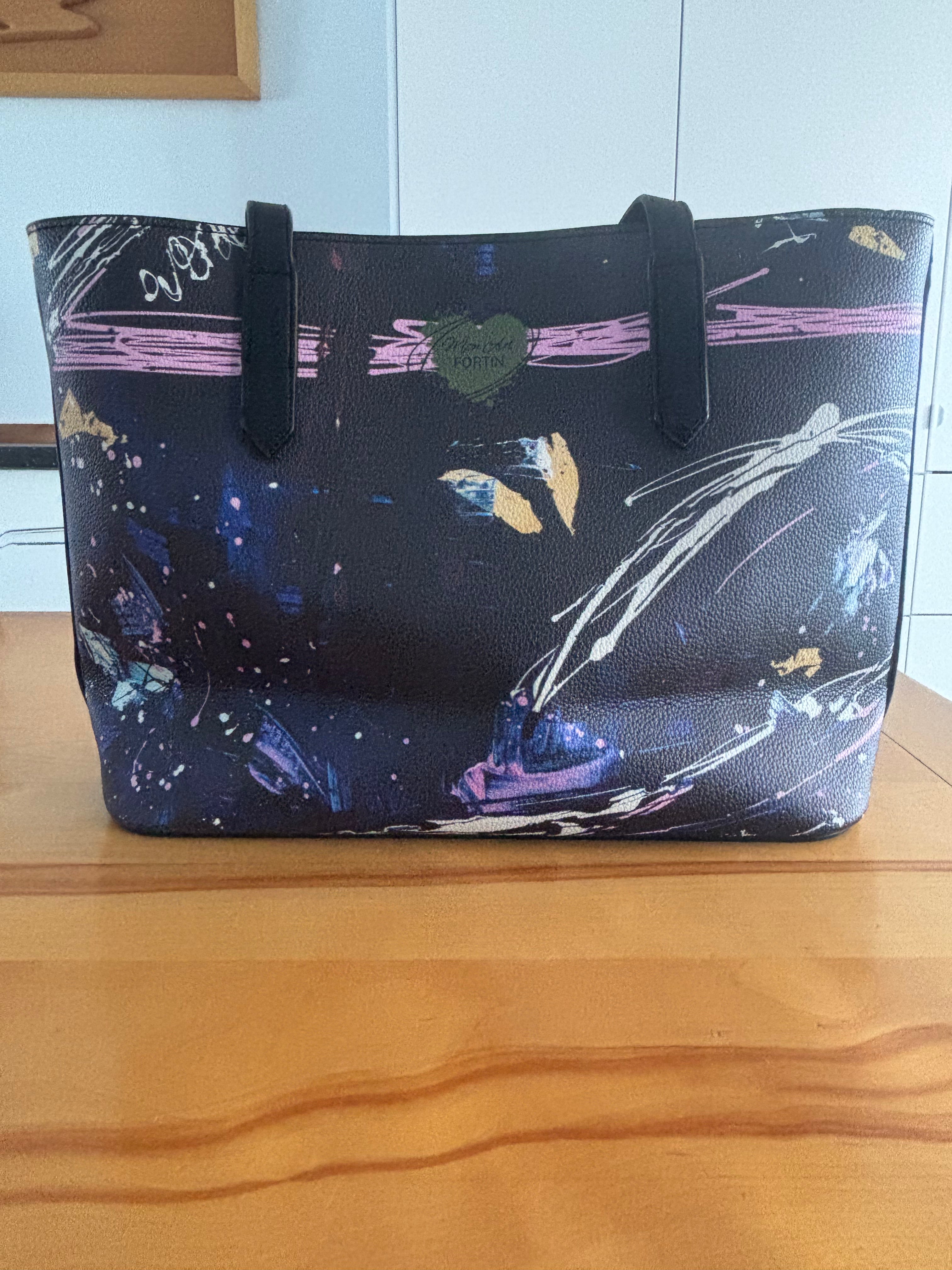 Sac en cuir végane – Tempête cosmique