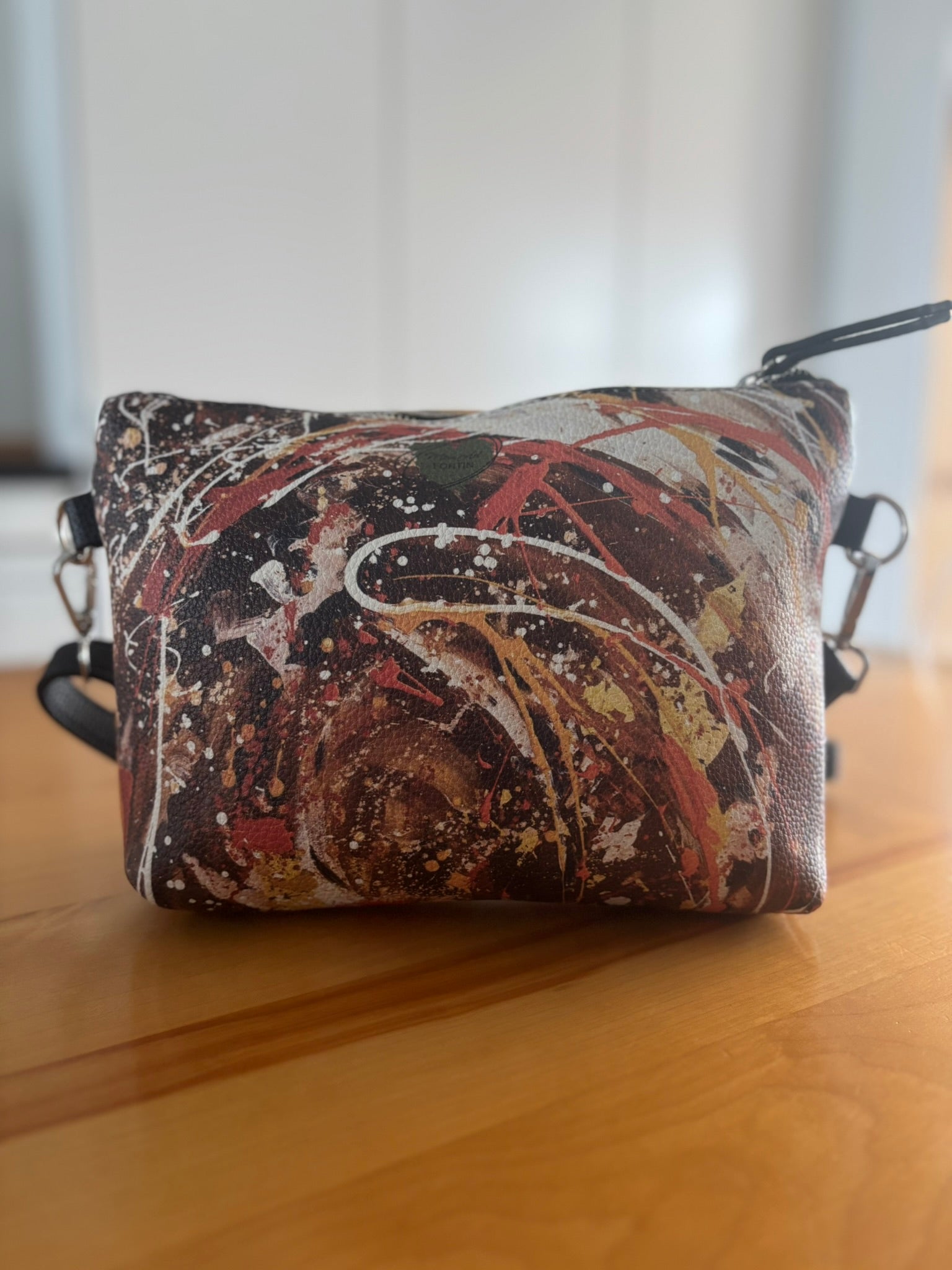 Sac bandoulière cuir végane - Désert