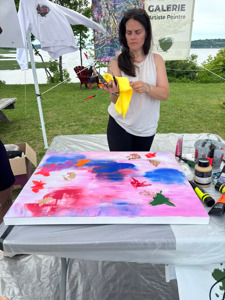 La couer arrière de Lévis - Toile collective