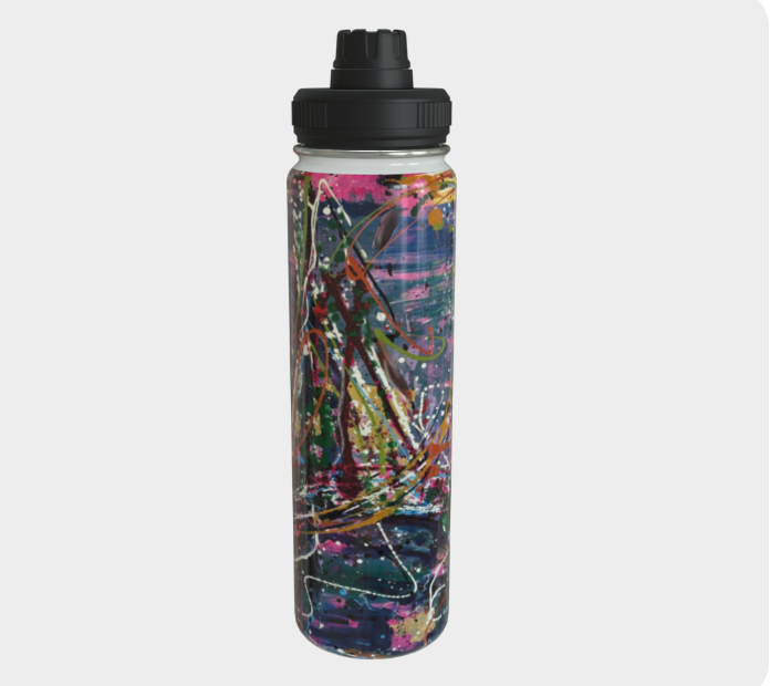 Bouteille d’eau acier Inox 24 oz. - Champagne