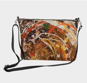 Sac bandoulière cuir végane - Désert