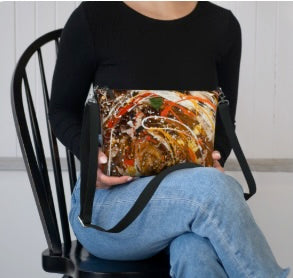 Sac bandoulière cuir végane - Désert