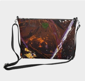 Sac bandoulière cuir végane - Équilibre Fragile