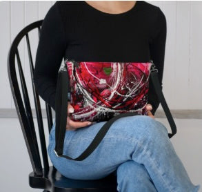 Sac bandoulière cuir végane - Murmure d'amour