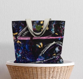 Sac classique coton - Tempête cosmique