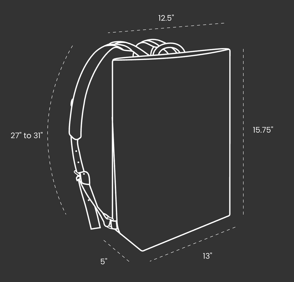Sac à dos en cuir végane - Tempête cosmique