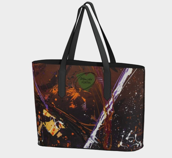 Sac en cuir végane – Équilibre fragile